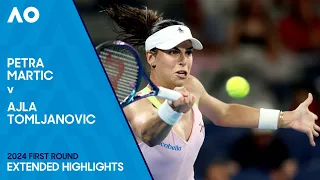 Petra Martic v Ajla Tomljanovic Extended Highlights | Australian Open 2024 First Round