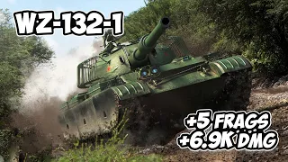 WZ-132-1 - 5 Frags 6.9K Damage - Little animal! - World Of Tanks