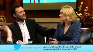 David Morrissey & Laurie Holden of "The Walking Dead" Answer Fan Questions | Larry King Now | Ora TV