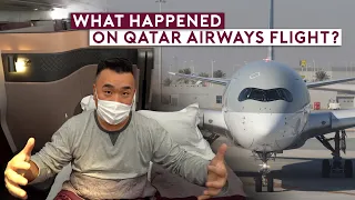 Qatar Airways QSuite Business Class A350-1000 TransPolar Flight