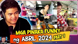 MGA PINAKA NG ABRIL 2024 PART 1 - FUNNY VIDEOS, PINOY MEMES | Jover Reacts