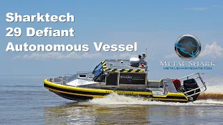 Metal Shark and Sea Machines Launch New Sharktech Autonomous Vessel