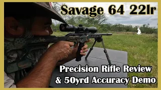 019 Product Review - Savage 64 Precision FDE .22 LR Rimfire and 50 yard accuracy test