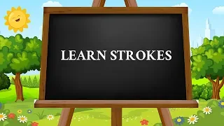 Learn Strokes Line For Kids | How to Write | Tinku Kids Tv