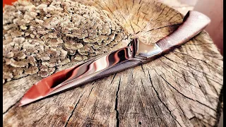 Making a camping knife out of scrap metal