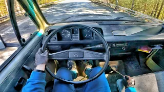 1989 Volkswagen Transporter (T3) 1.6 MT - POV TEST DRIVE