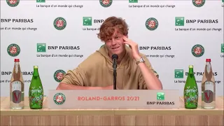 Jannik Sinner - R3 Press Conference Roland Garros before R4 vs. Rafael Nadal- 04.06.2021 (ENG, ITA)