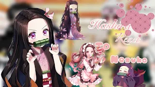 🌸 Hashira React To Nezuko🌸 |•Moshi Mosh•|  |Gacha Club|