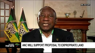 ANC will support proposal to expropriate land