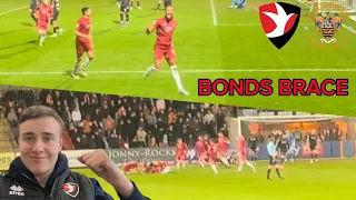 Cheltenham Town vs Blackpool | Bonds Brace gives Cheltenham three points | Matchday Vlog