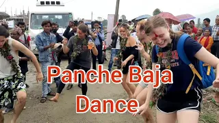 Panche Baja dance by foreigners #mudfestival #panchebaja