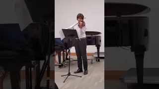 Andrii Padkovskyl plays violin “Csardas” by Vittorio Monti. Piano: Susan Stinson