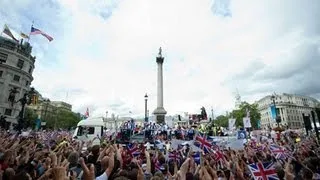 London 2012 Olympic and Paralympic victory parade timelapse