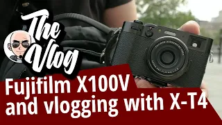 Fujfilm X100V in the streets of London AND vlogging with the X-T4