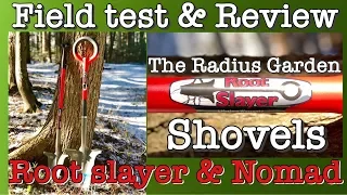 Radius Garden Root Slayer shovel field test & review metal detecting shovel digging Nomad gardening