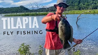 Fly Fishing for Big Black Mozambique Tilapia in the Zimbabwean Wilderness