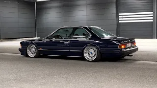 BMW 635 CSI | Bagged on 18" BBS RS | Airlift Performance | 4K