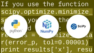 Scipy.optimize.minimize returning incorrect results