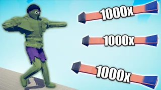 HULK vs 1000x OVERPOWERED UNITS - TABS | Totally Accurate Battle Simulator 2023