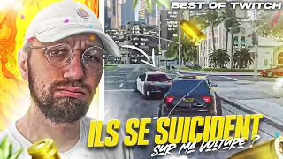 LA POLICE 👮🏼‍♂️ SE SUICIDE SUR MA VOITURE + Course poursuite 🚗💨 300 QI 🧠! BEST OF 15