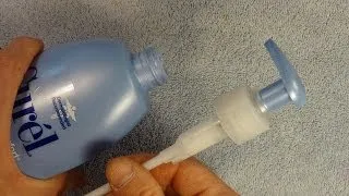 How To Fix Clogged Lotion/Soap Pump Bottle/Dispenser