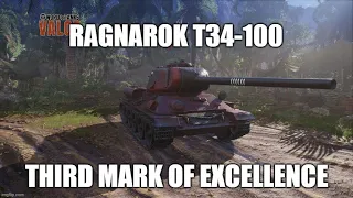 Ragnarok T-34/100 Third Mark of Excellence ll Wot Console