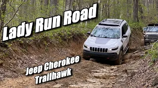 Down Lady Run, May 2021, Jeep Cherokee Trailhawk Elite 4x4 Offroad, Vinton County