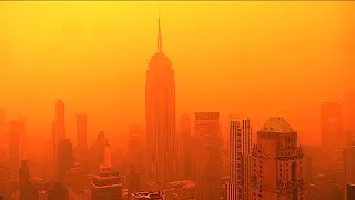 New Yorkers spend time outside as unhealthy conditions continue in NYC, Tri-State