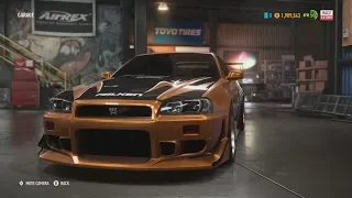 History of Eddie's Nissan Skyline in Need for Speed