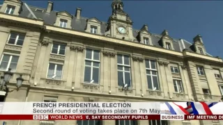 BBC World News - French Presidential Election intro - 23.04.2017