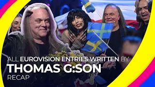 All Eurovision entries written by THOMAS G:SON | RECAP