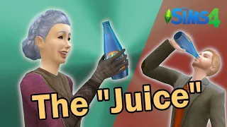 "Juice" fizzing in The Sims 4