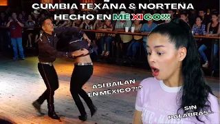 EXTRANJERA REACCIONA por PRIMERA VEZ a "QUE MANERA DE BAILAR" CUMBIA TEXANA & NORTEÑA