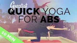 Yoga for Abs for Greatist (10 Min) - Yoga to Strengthen Your Core, 10 Min Ab Routine