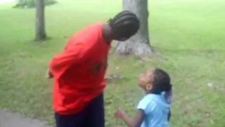4 year old girl  bitch slap a 14 year old boy real life