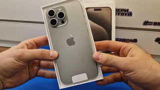 Купил себе IPhone 15 Pro Max / Что думаете об Apple 🍎  Распаковка 📦