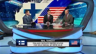 NHL Tonight:  Thoughts on the WJC:  Analyzing the WJC gold medal game, Finland vs USA  Jan 7,  2019