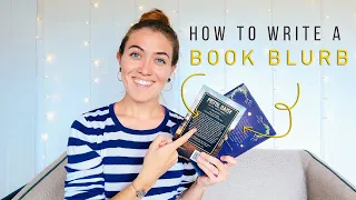 HOW TO WRITE A BACK COVER BLURB 📚 Tips for writing a book blurb | Natalia Leigh
