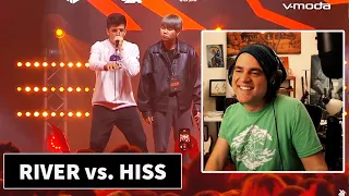 RIVER vs Hiss | GBB 2021: WORLD LEAGUE | Round Of Sixteen (1/8 Final) Beatbox Reaction