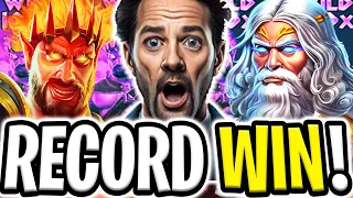 MY BIGGEST EVER RECORD WIN 😵 ZEUS VS HADES 🔥 MAX BET 100X MULTIPLIER OMG‼️