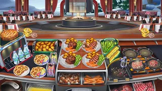 Cooking Fever - Alpine Meat Palace Level 40 🥩🧂 (3 Stars/Orders Memorized)