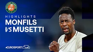 Gael Monfils vs Lorenzo Musetti | Round 2 | French Open 2024 Highlights 🇫🇷