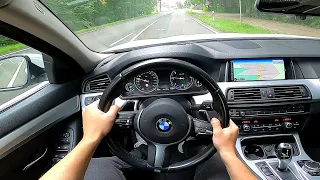 2017 BMW series 5 F10 520d xDrive - POV TEST DRIVE