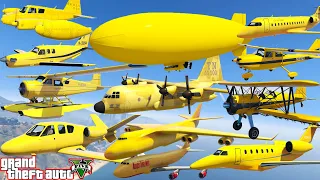 GTA V: Every Yellow Airplanes Best Extreme Longer Crash and Fail Compilation