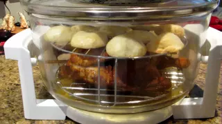 Convection Oven Roast Tandoori Chicken & Baked Potatoes