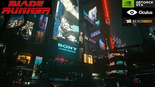 Blade Runner Cyberpunk 2077 immersive mods showcase in VR