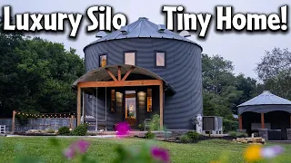 Grain Silo Converted to a Luxury Tiny House!