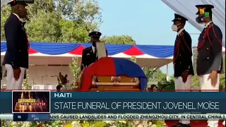 Haiti: President Juvenel Moise's funeral honors held