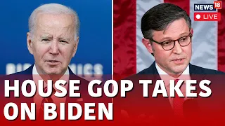 Joe Biden News LIVE | Speaker Mike Johnson Takes On Joe Biden | GOP Press Conference LIVE | N18L