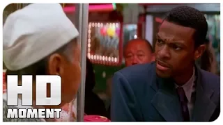 Картер впервые пробует Китайскую еду - Час пик (1998) - Момент из фильма